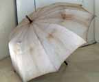 gammelt fransk paraply - klik for at få stort billede