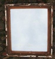gammelt fransk spejl - klik for at få stort billede